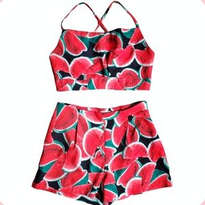 Tea & Cup Watermelon Crop Set